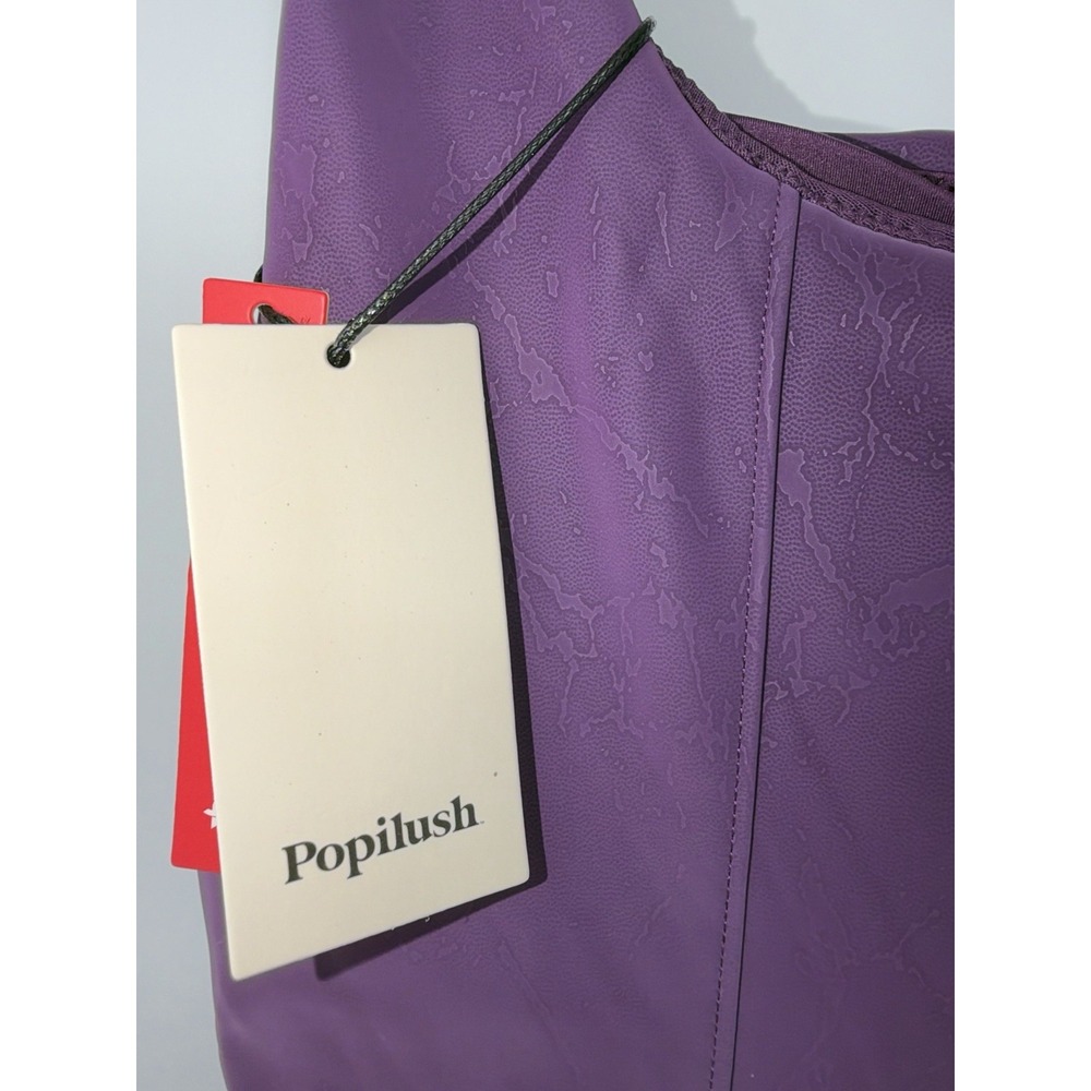 Popilush Shapewear Faux Bodycon Sculpting Slit Midi DressLarge New(10-b74) - Picture 4 of 7